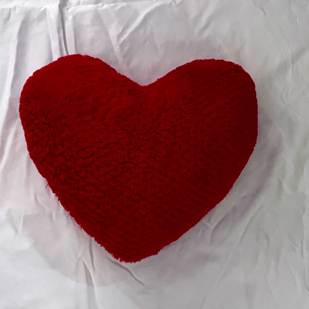 Red Heart Shape Pillow